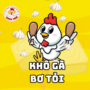 Khô gà bơ tỏi