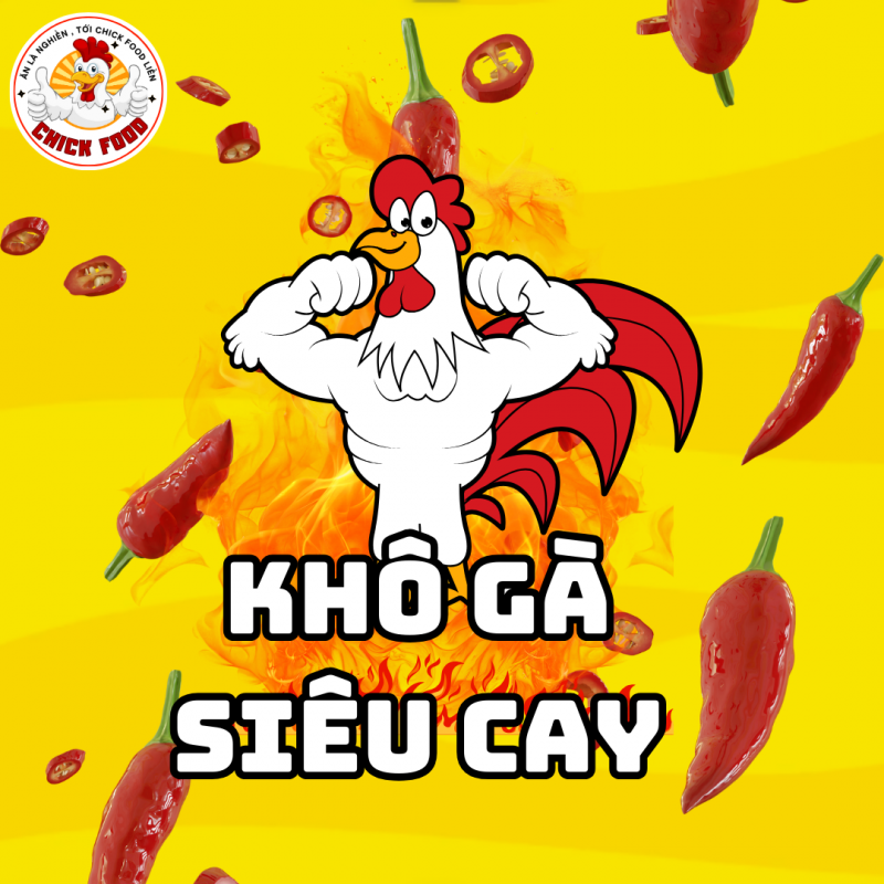 Khô gà siêu cay